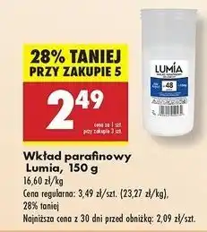 Biedronka Wkład parafinowy 48h 150 g Lumia oferta