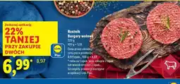 Lidl Burger wołowy Rzeźnik Codzienna Dostawa oferta