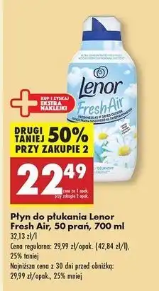 Biedronka Płyn do płukania sensitive Lenor Fresh Air Effect oferta