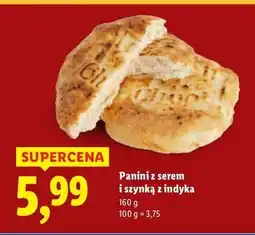 Lidl Panini z serem i szynką indyka oferta