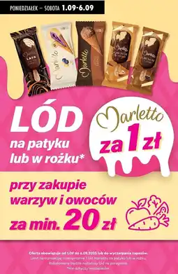 Biedronka Lód crunch almond Marletto oferta