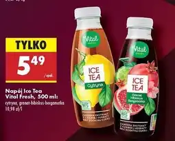 Biedronka Napój ice tea granat hibiskus bergamotka Vital Fresh oferta