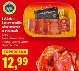 Lidl Tapas jamon serrano + gran reserva chorizo Sol&Mar oferta