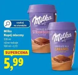 Lidl Napój chocolate caramel Milka oferta