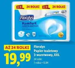 Lidl Papier toaletowy komfort winter edition Floralys oferta