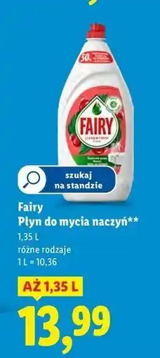 Lidl Płyn do mycia naczyń granat Fairy oferta