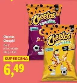 Lidl Chrupki football serowe Cheetos oferta