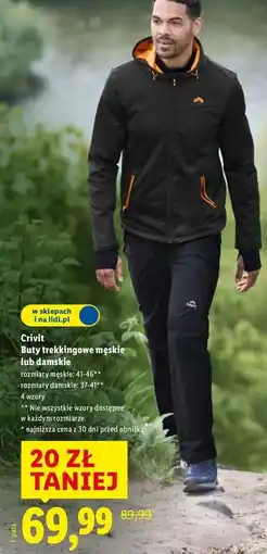 Lidl Buty trekkingowe Crivit oferta