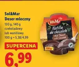 Lidl Deser kremowy mleczno-jajeczny z wanilią Sol&Mar oferta