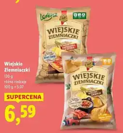 Lidl Chipsy zapiekanka z szynką Lorenz Wiejskie Ziemniaczki oferta