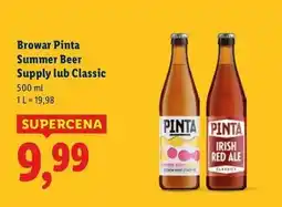 Lidl Piwo summer supply Pinta oferta