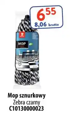 AT Mop sznurkowy Zebra czarny oferta