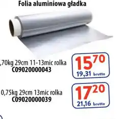 AT Folia aluminiowa gładka oferta