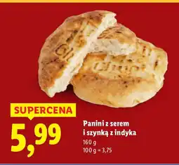 Lidl Panini z serem i szynką z indyka Piekarnia Lidla oferta