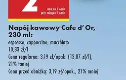 Biedronka Napój kawowy Cafe d'Or espresso oferta