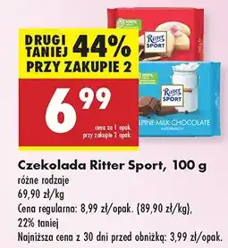 Biedronka Czekolada Ritter Sport, różne rodzaje oferta
