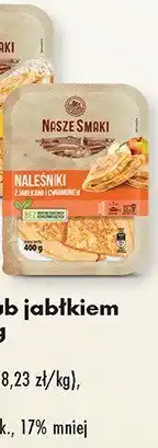 Biedronka Naleśniki z jabłkiem i cynamonem Nasze Smaki oferta