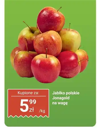 Biedronka Jabłko polskie Jonagold na wagę Biedronka oferta
