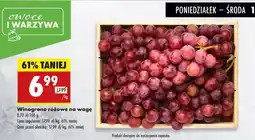 Biedronka Winogrona różowe Biedronka oferta