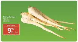 Biedronka Pietruszka korzeń biała na wagę Biedronka oferta