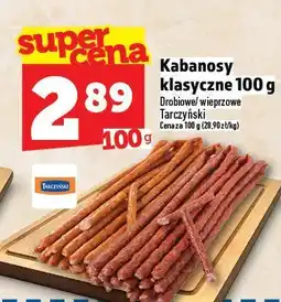 Topaz Kabanosy klasyczne 100 g Tarczyński oferta