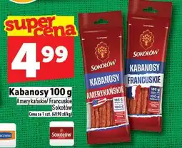 Topaz Kabanosy 100 g Sokołów oferta