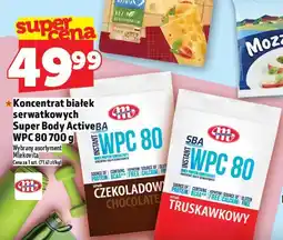 Topaz Koncentrat białek serwatkowych Super Body Active WPC 80 700 g Mlekovita oferta