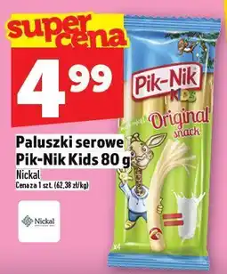 Topaz Paluszki serowe Pik-Nik Kids 80 g Nickel oferta