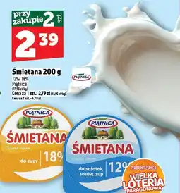 Topaz Śmietana 200 g Piątnica oferta