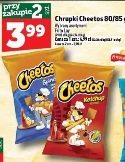 Topaz Chrupki Cheetos 80/85g różne rodzaje Frito Lay oferta