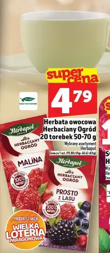 Topaz Herbata owocowa Herbaciany Ogród Herbapol oferta