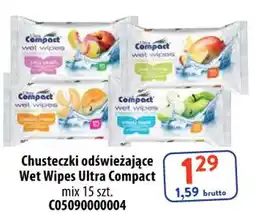 AT Chusteczki odświeżające Wet Wipes Ultra Compact oferta