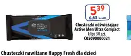 AT Chusteczki odświeżające Active Men Ultra Compact oferta