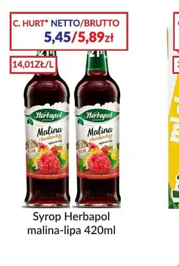 Sużyw Syrop Herbapol malina-lipa oferta