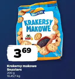 Netto Krakersy makowe Snaxters oferta