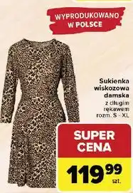 Carrefour Sukienka damska z wiskozy s - xl oferta
