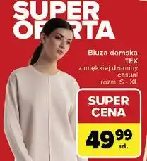 Carrefour Bluza damska s-xl Tex oferta