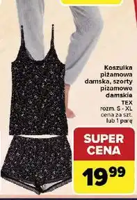 Carrefour Szorty piżamowe damskie Tex oferta