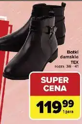Carrefour Botki damskie rozm. 36-41 Tex oferta