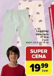 Carrefour Legginsy dziecięce 3-14 lat Tex oferta