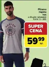 Carrefour Piżama męska s-3xl Tex oferta