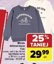 Carrefour Bluza dziewczęca 3-14 lat Tex oferta