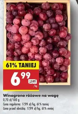 Biedronka Wino różowe oferta