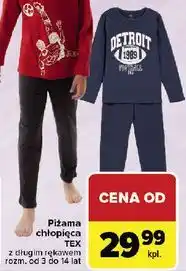 Carrefour Piżama chłopięca 3-14 lat Tex oferta