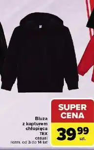 Carrefour Bluza chłopięca 3-14 lat Tex oferta