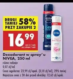 Biedronka Dezodorant Nivea Fresh Rose Touch oferta