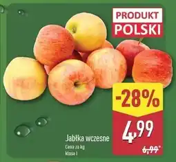ALDI Jabłka wczesne polska oferta