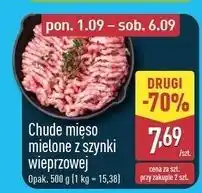 ALDI Mięso mielone chude z szynki wieprzowej oferta