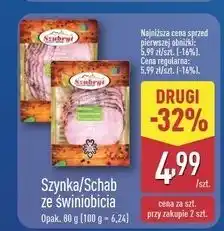 ALDI Szynka ze świniobicia Szubryt oferta