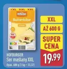 ALDI Ser maślany plastry Hofburger oferta